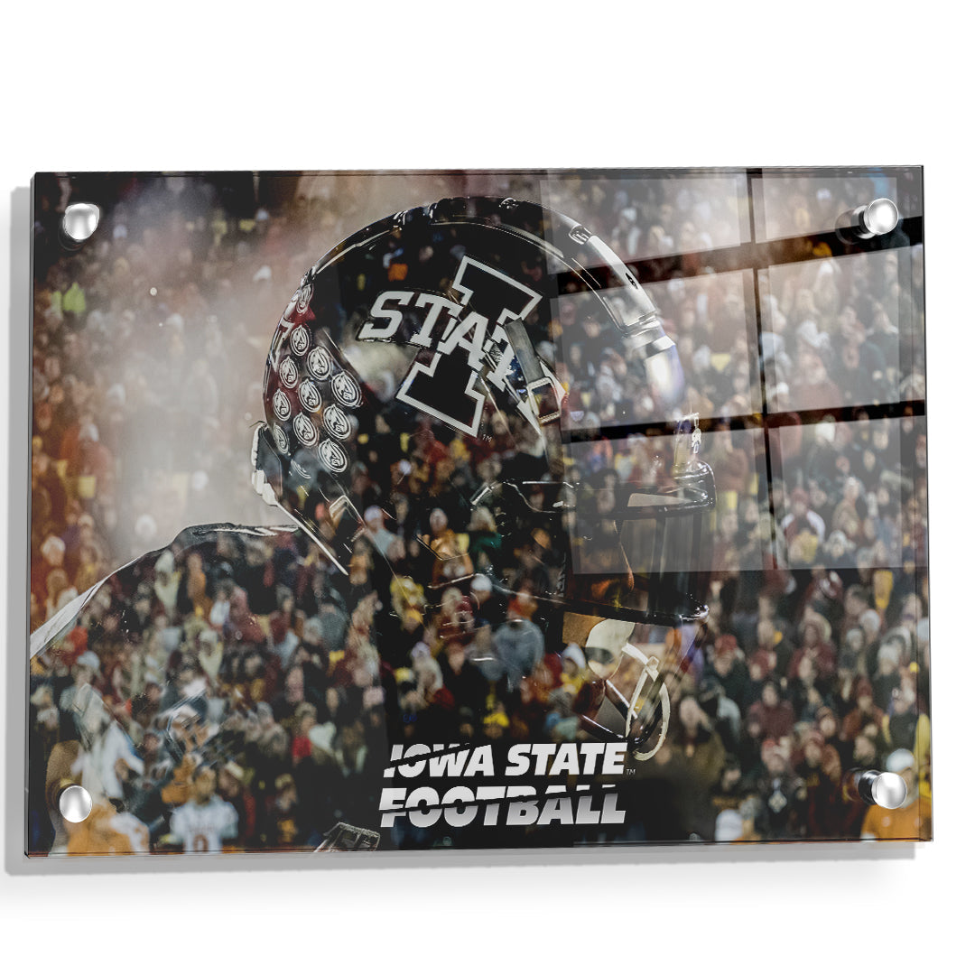 Iowa State Cyclones - Iowa State Football Double Exposure