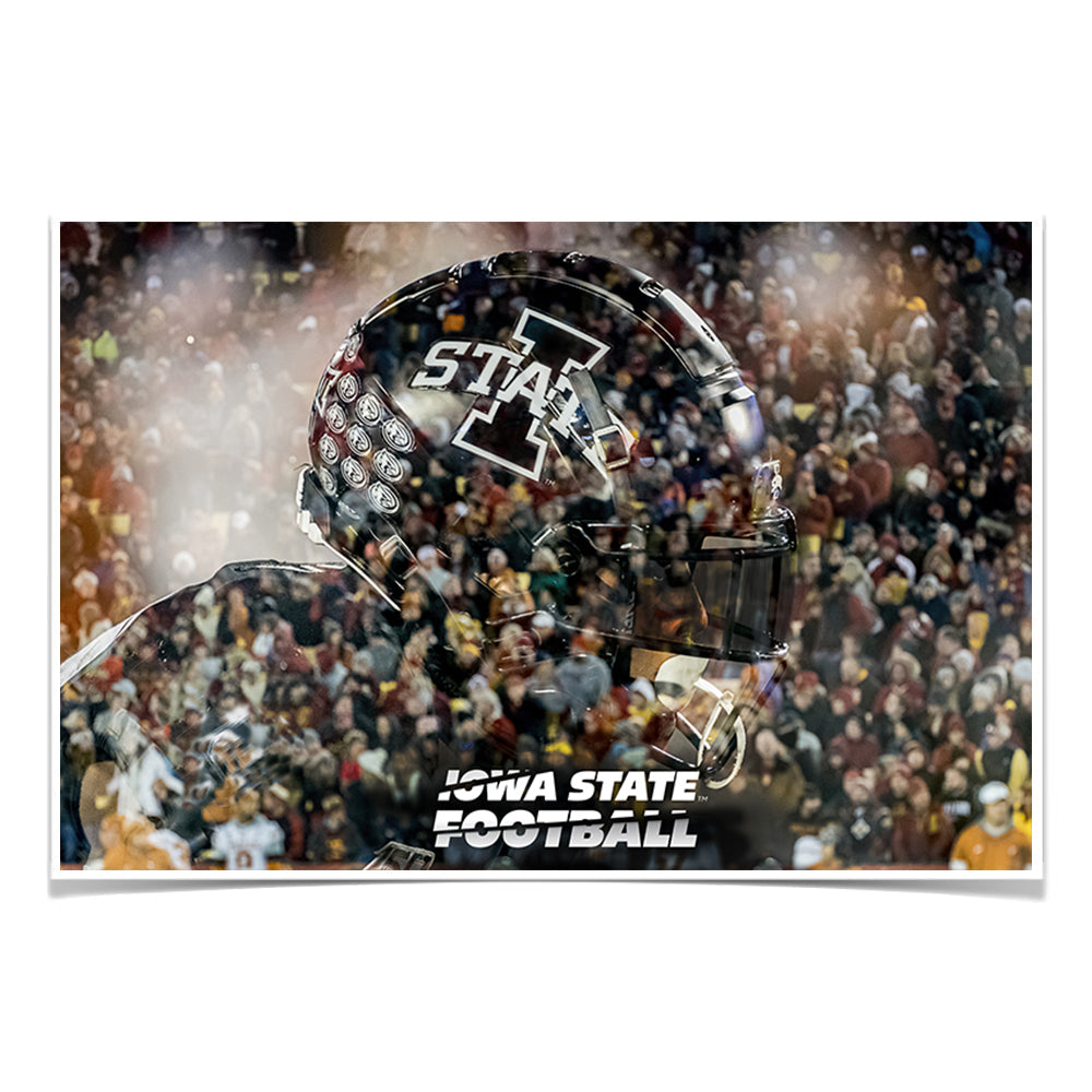 Iowa State Cyclones - Iowa State Football Double Exposure