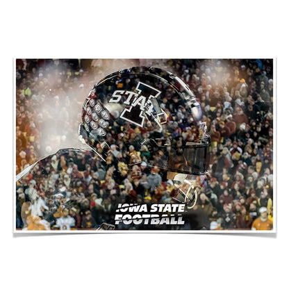 Iowa State Cyclones - Iowa State Football Double Exposure