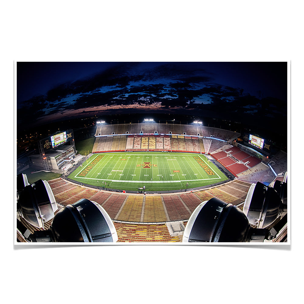 Iowa State Cyclones - Bird's Eye View Jack Trice Stadium