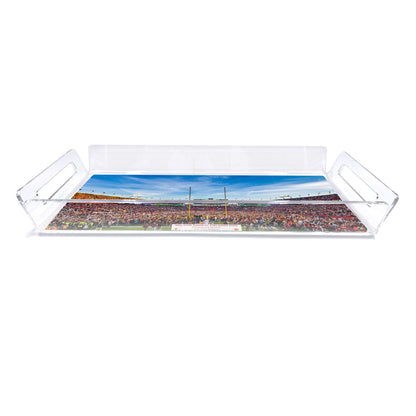 Iowa State Cyclones - Iowa State Downs No 8 Oklahoma State Decorative Serving Tray