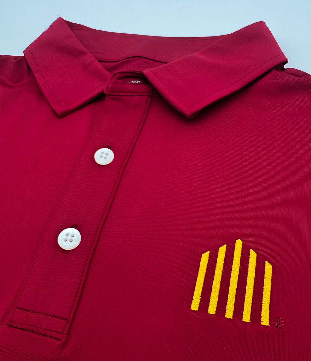 Iowa State 5-Bar Logo Performance Polo