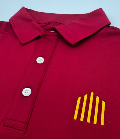 Iowa State 5-Bar Logo Performance Polo