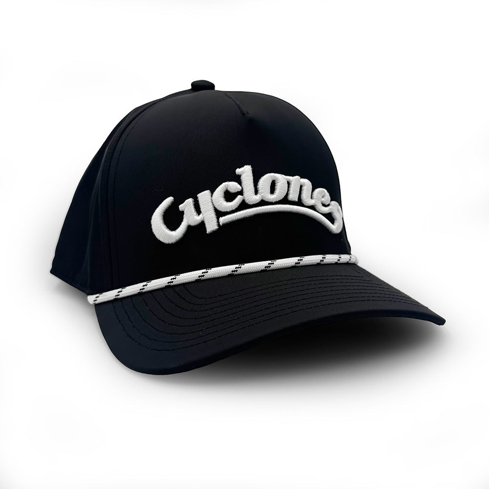 Iowa State Vintage Cyclones Script Rope Hat, Black