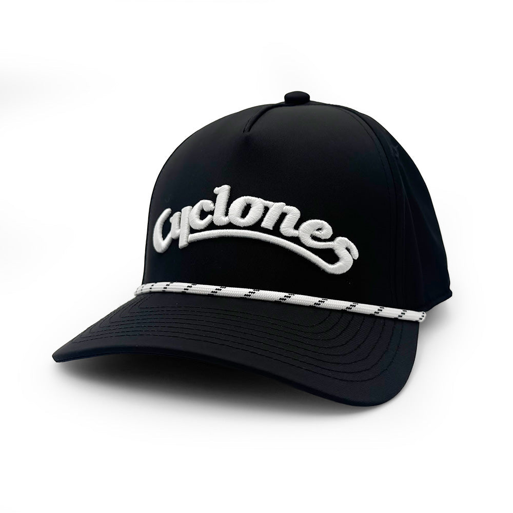 Iowa State Vintage Cyclones Script Rope Hat, Black