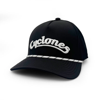 Iowa State Vintage Cyclones Script Rope Hat, Black