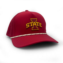 Iowa State PVC Patch Rope Hat, Cardinal