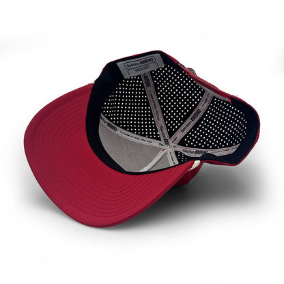 Iowa State PVC Patch Rope Hat, Cardinal