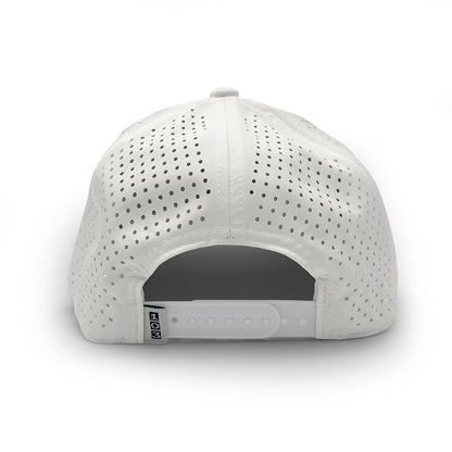 Iowa State PVC Patch Rope Hat, White