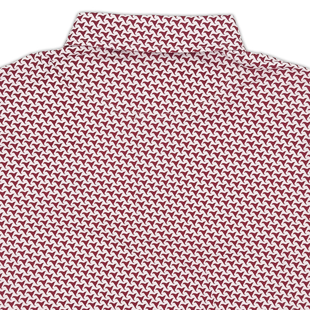Iowa State Vintage Tornado Pattern Performance Polo