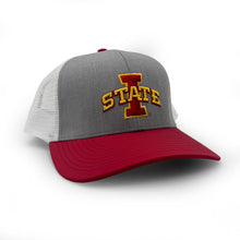 Iowa State Trucker Hat, Gray and Cardinal