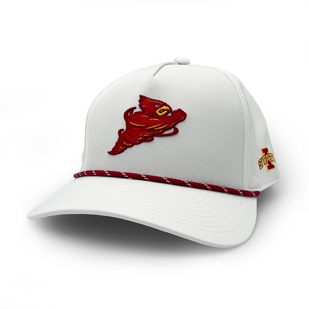 Iowa State Punching Cy Logo Rope Hat