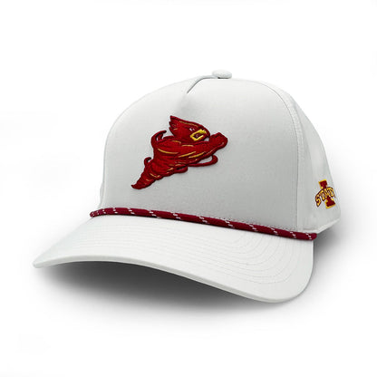 Iowa State Punching Cy Logo Rope Hat