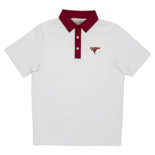 Iowa State Vintage Tornado Logo Contrast Collar Performance Polo