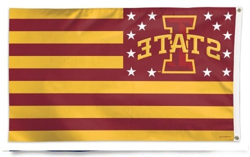 Iowa State American Flag 3x5 Stars and Stripes ISU