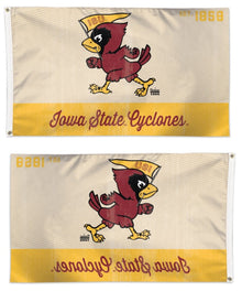 Iowa State Classic Vintage Logo 3x5 Flag