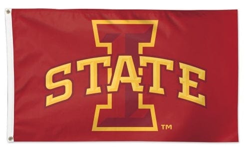 Iowa State Cyclones Flag 3x5 Cardinal I State Logo