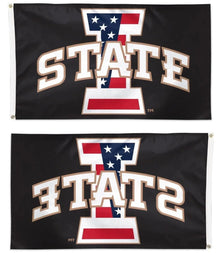 Iowa State Cyclones Flag 3x5 Patriotic Logo
