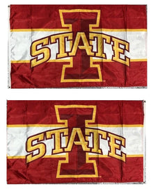 Iowa State Cyclones Flag 3x5 Striped 2 Sided