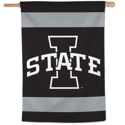 Iowa State Cyclones Flag Black White House Banner