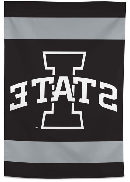 Iowa State Cyclones Flag Black White House Banner
