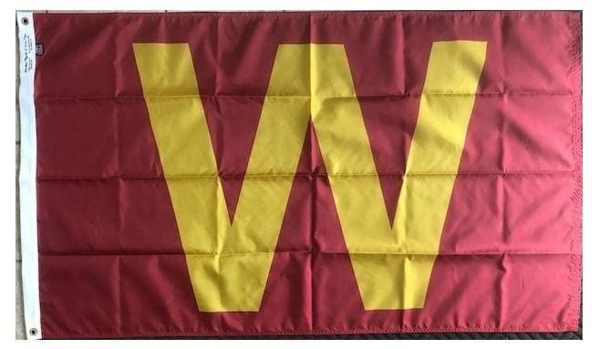 Iowa State Cyclones Win Flag 2x3 Yellow W