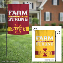 Iowa State Farm Strong Garden Flag 2 Sided