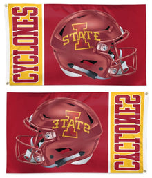 Iowa State Flag 3x5 Cyclones Helmet
