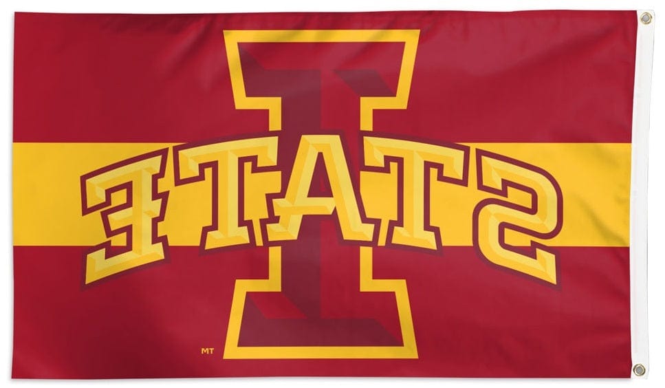 Iowa State Flag 3x5 Horizontal Stripe Cardinal Gold