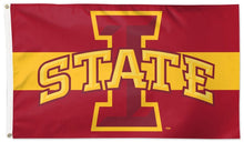 Iowa State Flag 3x5 Horizontal Stripe Cardinal Gold