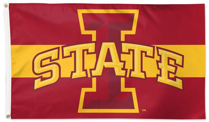 Iowa State Flag 3x5 Horizontal Stripe Cardinal Gold