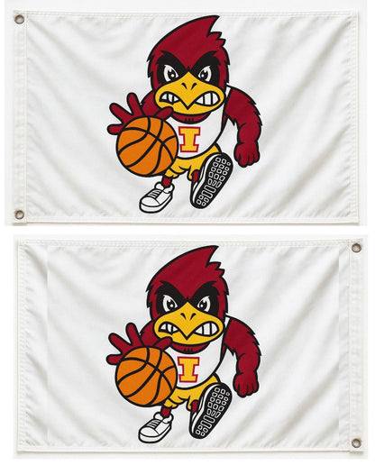 Iowa State Flag Basketball Cy 2 Sided 2x3
