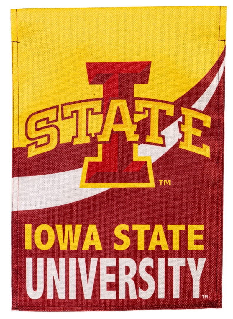 Iowa State Garden Flag Burlap 2 Sided