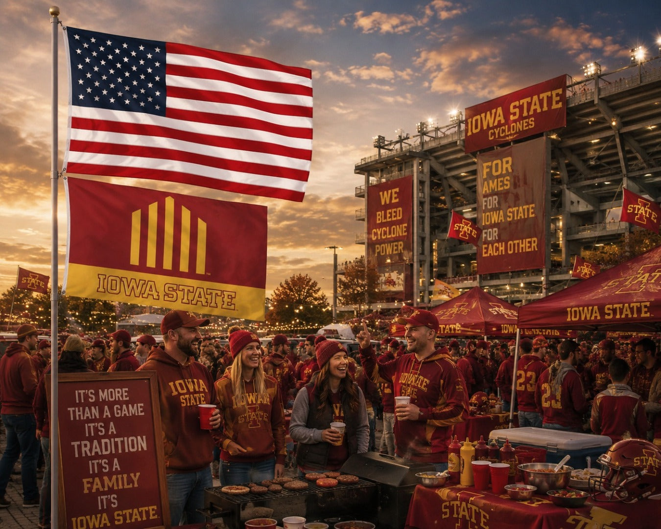 Iowa State Jack Trice Flag 3x5