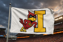 Iowa State Leaning Cy 2 Sided Flag 3x5