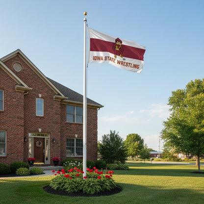 Iowa State Wrestling 2 Sided 3x5 Flag