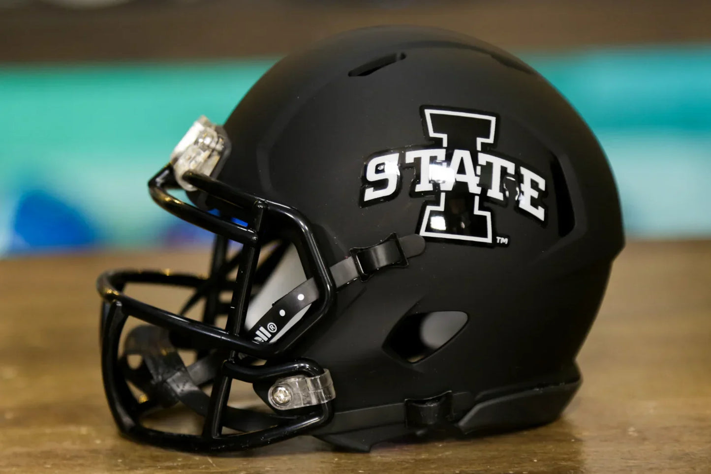 Iowa State Cyclones Riddell Speed Mini Helmet - Matte Black