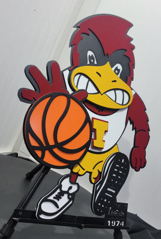 Iowa State Basketball Vintage Mascot
