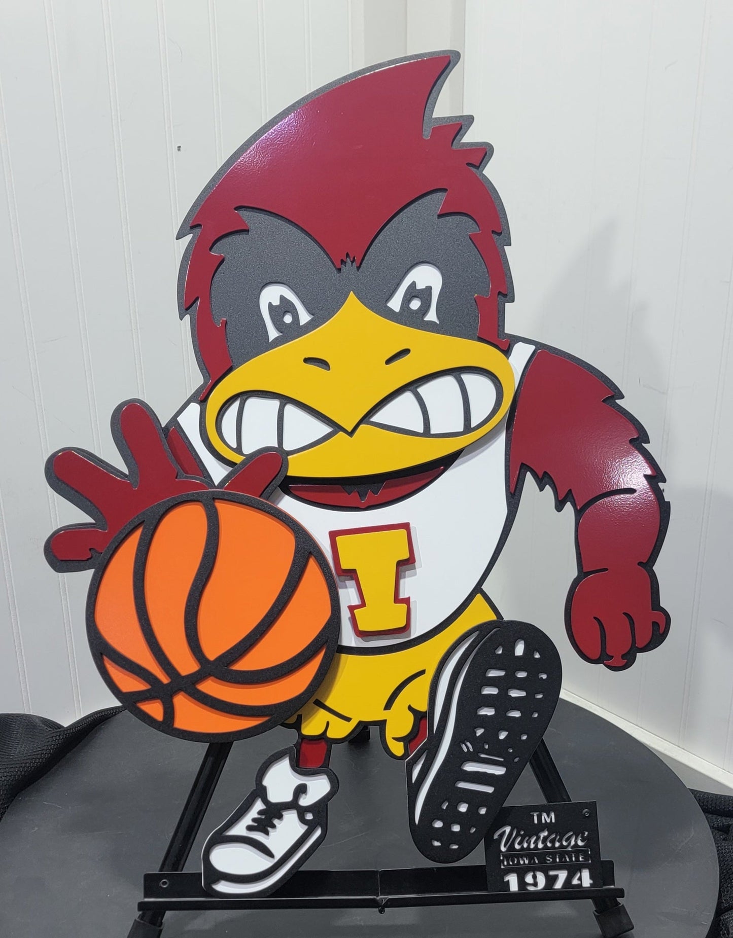 Iowa State Basketball Vintage Mascot
