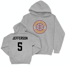 Iowa State Men's Basketball Sport Grey Hardwood Hoodie - Joshua Jefferson