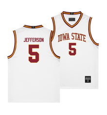 Iowa State Men's Basketball White Jersey - Joshua Jefferson