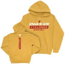 Iowa State Men's Basketball Gold Rush Hoodie - Joshua Jefferson | #5