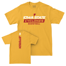 Iowa State Men's Basketball Gold Rush Tee - Joshua Jefferson | #5