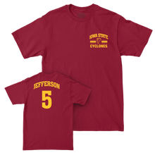 Iowa State Men's Basketball Cardinal Victory Tee - Joshua Jefferson | #5