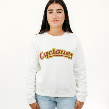 Iowa State Cyclones Hybrid Sequin Crewneck
