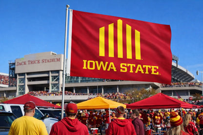 Jack Trice Logo Flag 3x5 Iowa State 2 Sided