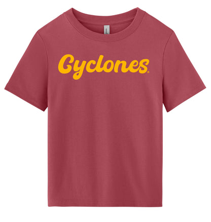 Cyclones Heavyweight Boxy Ladies Tee