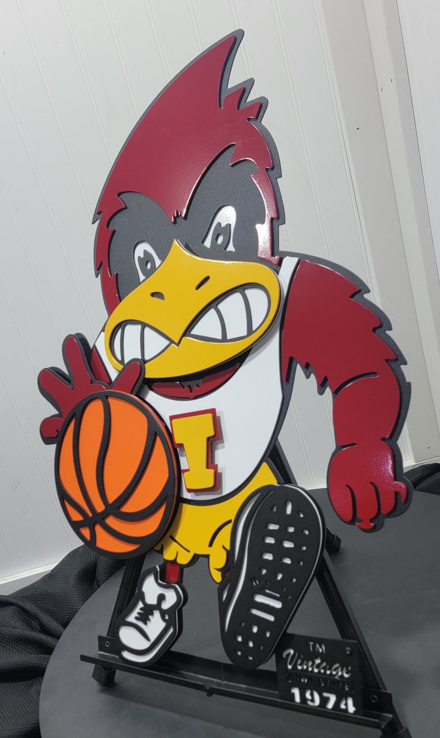 Iowa State Basketball Vintage Mascot