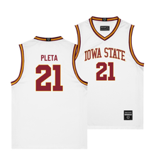 Iowa State Men's Basketball White Jersey   - Dominykas Pleta