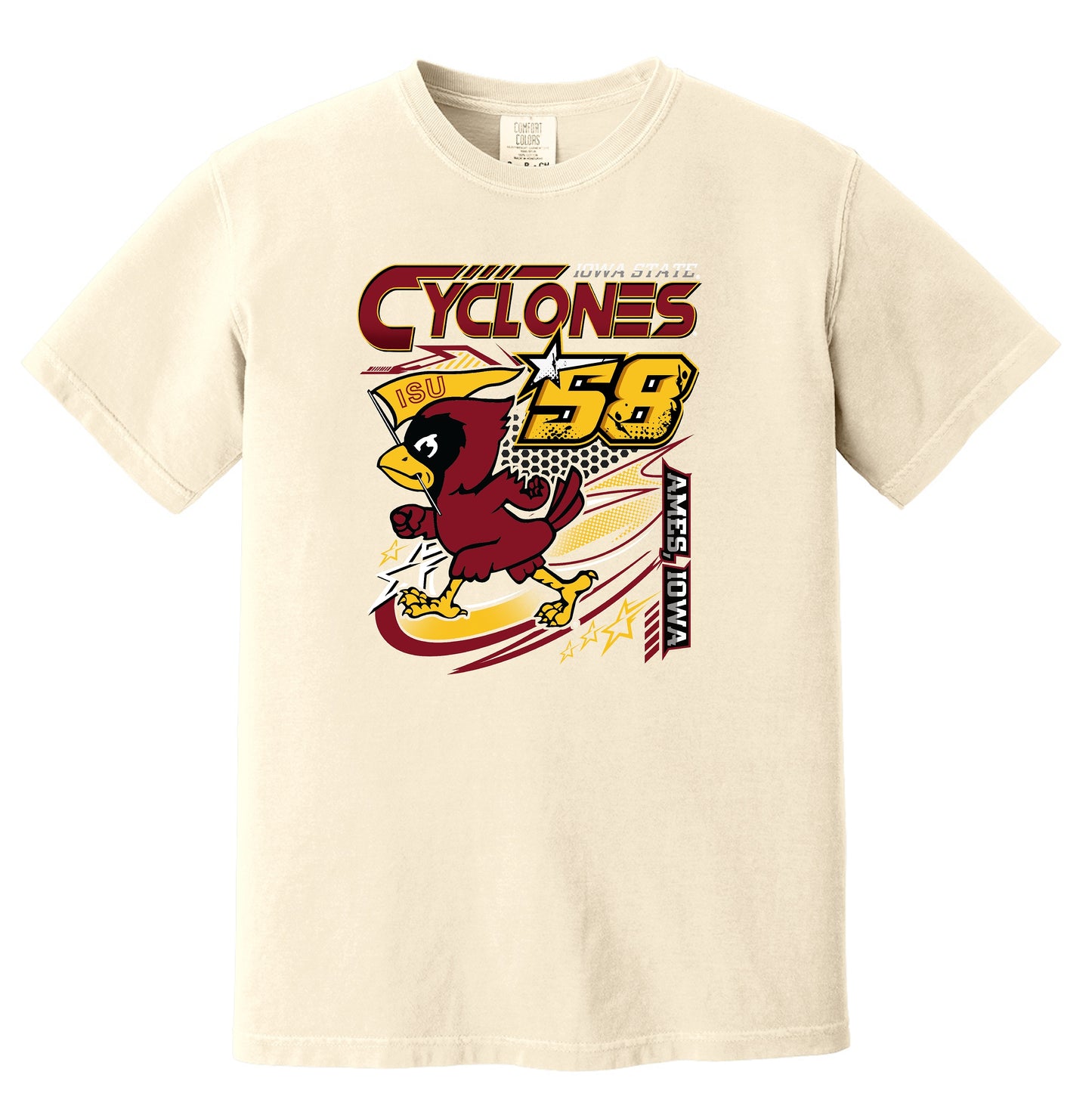 90s Racing Cy Comfort Colors Tee